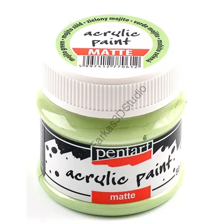 Pentart Matt akrilfesték 50 ml - Mojito Zöld