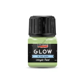   Pentart Glow - Sötétben világító akrilfesték 30 ml - Zöld