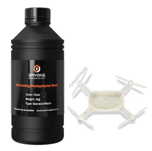 Átlátszó Eryone UV 405nm Standard Resin 1KG