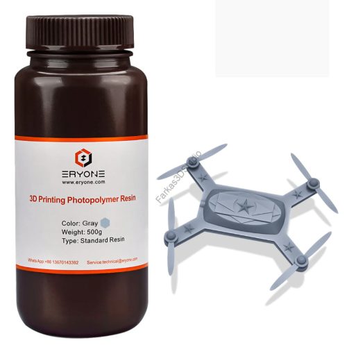 Szürke Eryone UV 405nm Standard Resin 500g