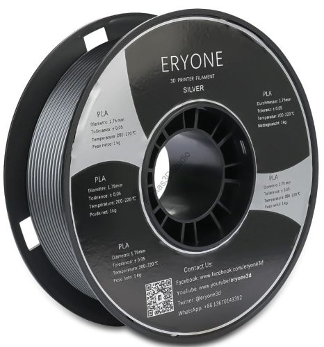 Eryone Ezüst PLA 1,75mm 1KG
