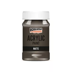 Pentart Matt akrilfesték 100 ml -  Földbarna