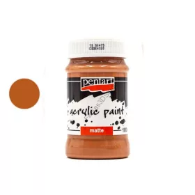 Pentart Matt akrilfesték 100 ml - Vörösbarna agyag
