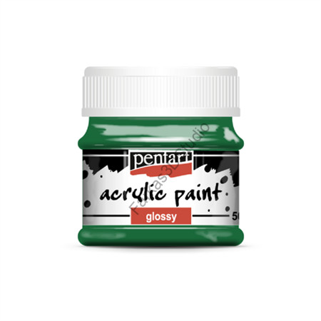 Pentart fényes akrilfesték 50 ml - Zöld
