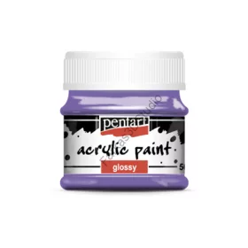 Pentart fényes akrilfesték 50 ml - Ibolyalila