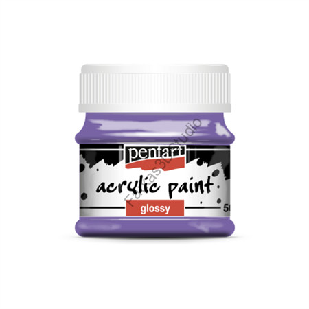 Pentart fényes akrilfesték 50 ml - Ibolyalila