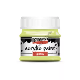 Pentart fényes akrilfesték 50 ml - Lime