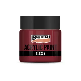 Pentart fényes akrilfesték 50 ml - Vörösbor