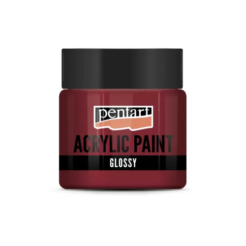 Pentart fényes akrilfesték 50 ml - Vörösbor