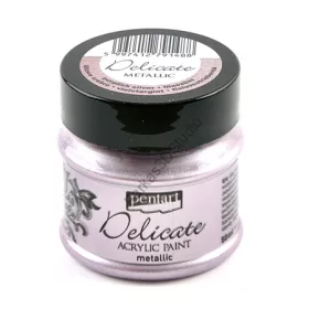 Delicate metál akrilfesték 50 ml - lilaezüst