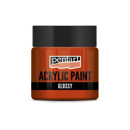 Pentart fényes akrilfesték 50 ml - piros