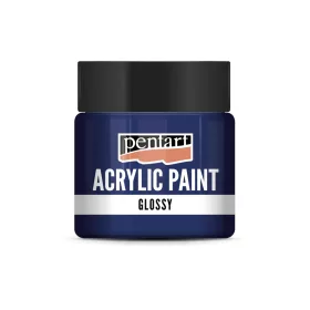 Pentart fényes akrilfesték 50 ml - sötétkék