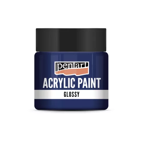 Pentart fényes akrilfesték 50 ml - sötétkék