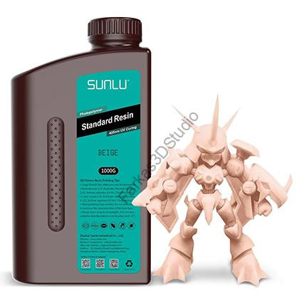 Bézs Sunlu UV 405nm Resin, fotopolimer műgyanta 1KG