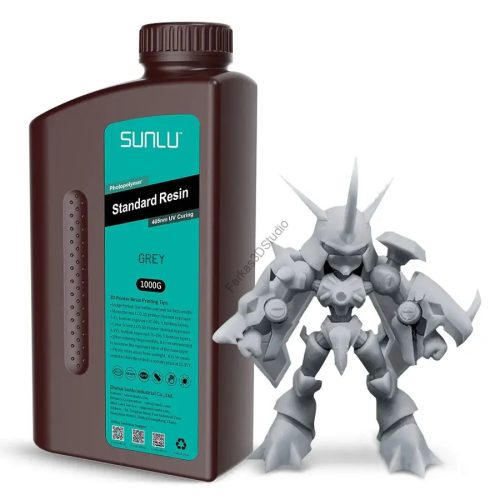 Szürke Sunlu UV 405nm Resin, fotopolimer műgyanta 1KG