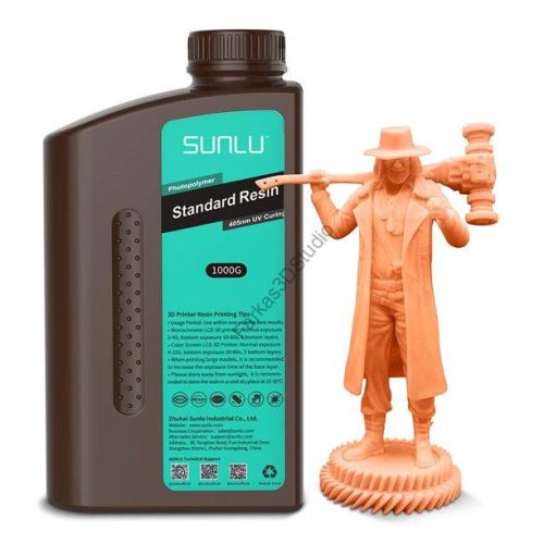 Narancs Sunlu UV 405nm Resin, fotopolimer műgyanta 1KG