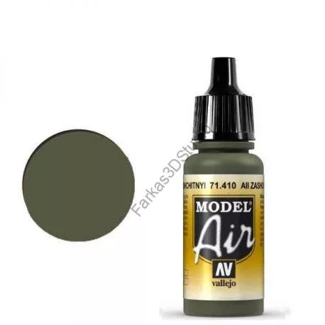 Vallejo - Model Air - AII Zashchitnyi Camouflage Green 17 ml