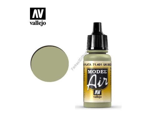 Vallejo - Model Air - UK BSC28 Silver Grey 17 ml
