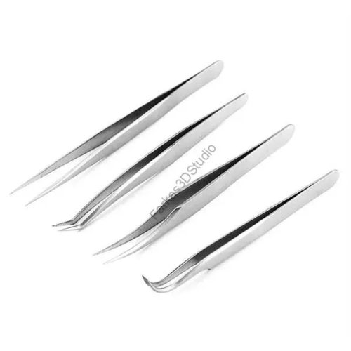 Fém csipesz 4 db-os készlet