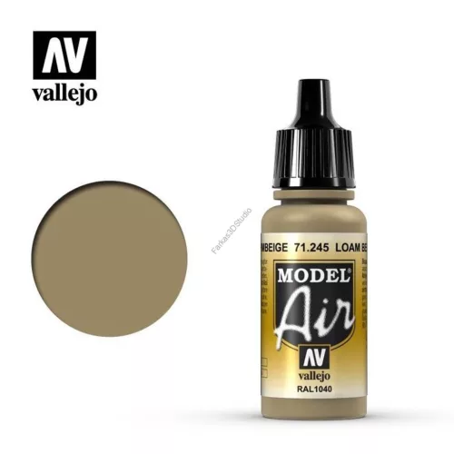 Vallejo - Model Air - Loambrown RAL 1040 17 ml