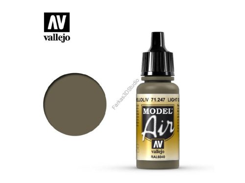 Vallejo - Model Air - Light Olive RAL 6040 17 ml