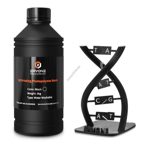 Fekete Eryone Vízzel Mosható Resin UV 405nm 1KG