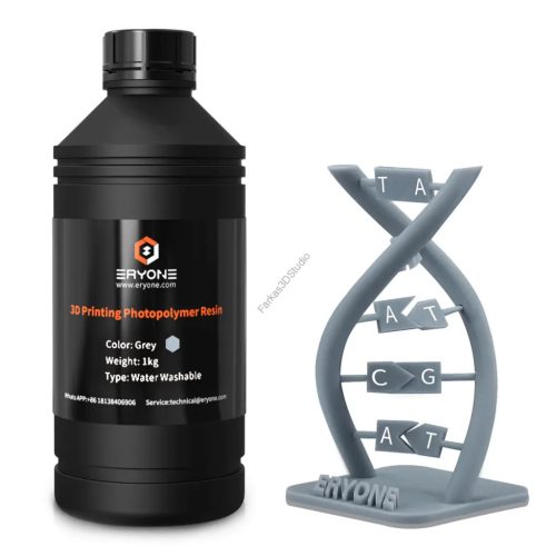 Szürke Eryone Vízzel Mosható Resin UV 405nm 1KG