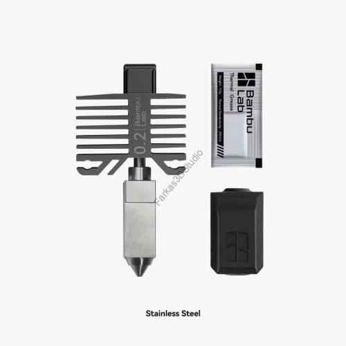 Bambu Lab X1 Series / P1P Hotend & Stainless Steel Nozzle 0,2mm