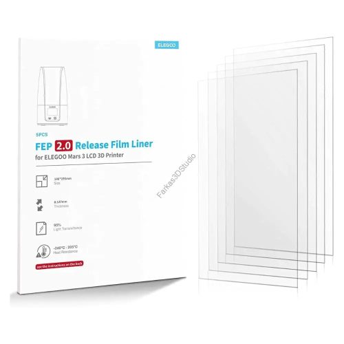 5db ELEGOO - Mars 3/ Mars 3 Pro - PFA fólia