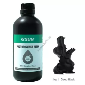   Mély Fekete Esun S200 Standard Resin, fotopolimer műgyanta 1KG
