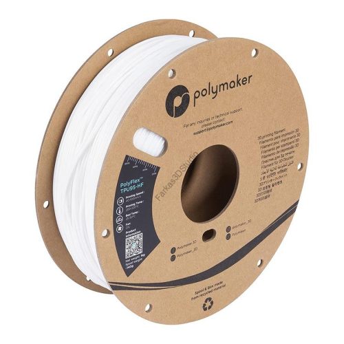 Fehér - PolyMaker Polyflex TPU95-HF 2,85mm 1KG