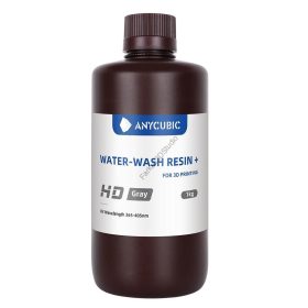   HD Szürke Anycubic Water-Wash Resin+, UV 405nm fotopolimer műgyanta 1KG