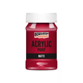 Pentart Matt akrilfesték 100 ml - Piros
