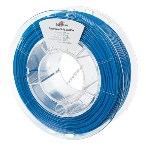 Óceán kék - Spectrum S-Flex TPU 85A - 1,75mm, 0,5kg