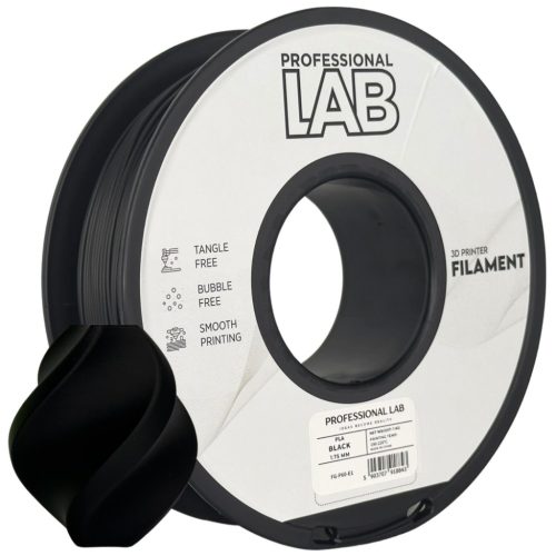 Fekete - Professional Lab PLA 1,75mm 1KG