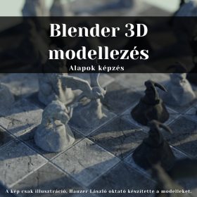 Blender 3D modellezés alapok - tanfolyam