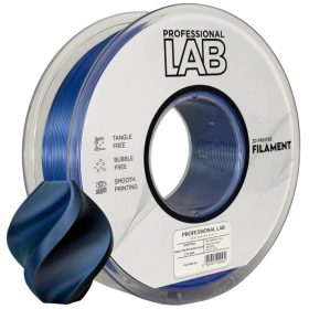   Fényes Fekete - Kék - Professional Lab Dual Color SILK PLA 1,75mm 1KG