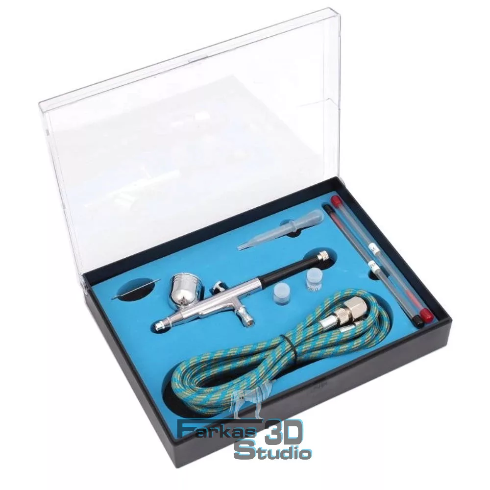 YOSOO Kit aérographe Kit 'aérographe à Double Action Pour Pistolet Pulvérisateur Kit luminaire