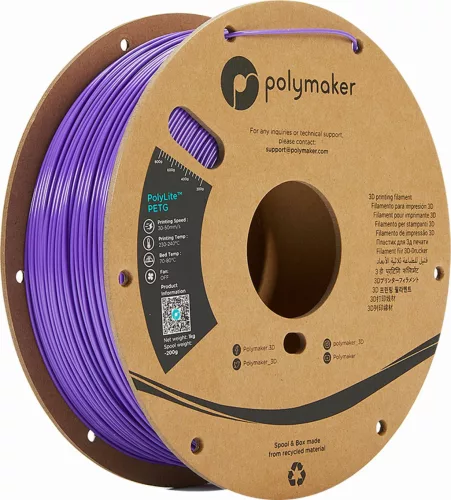 Lila - PolyMaker PolyLite PETG 1,75mm 1KG
