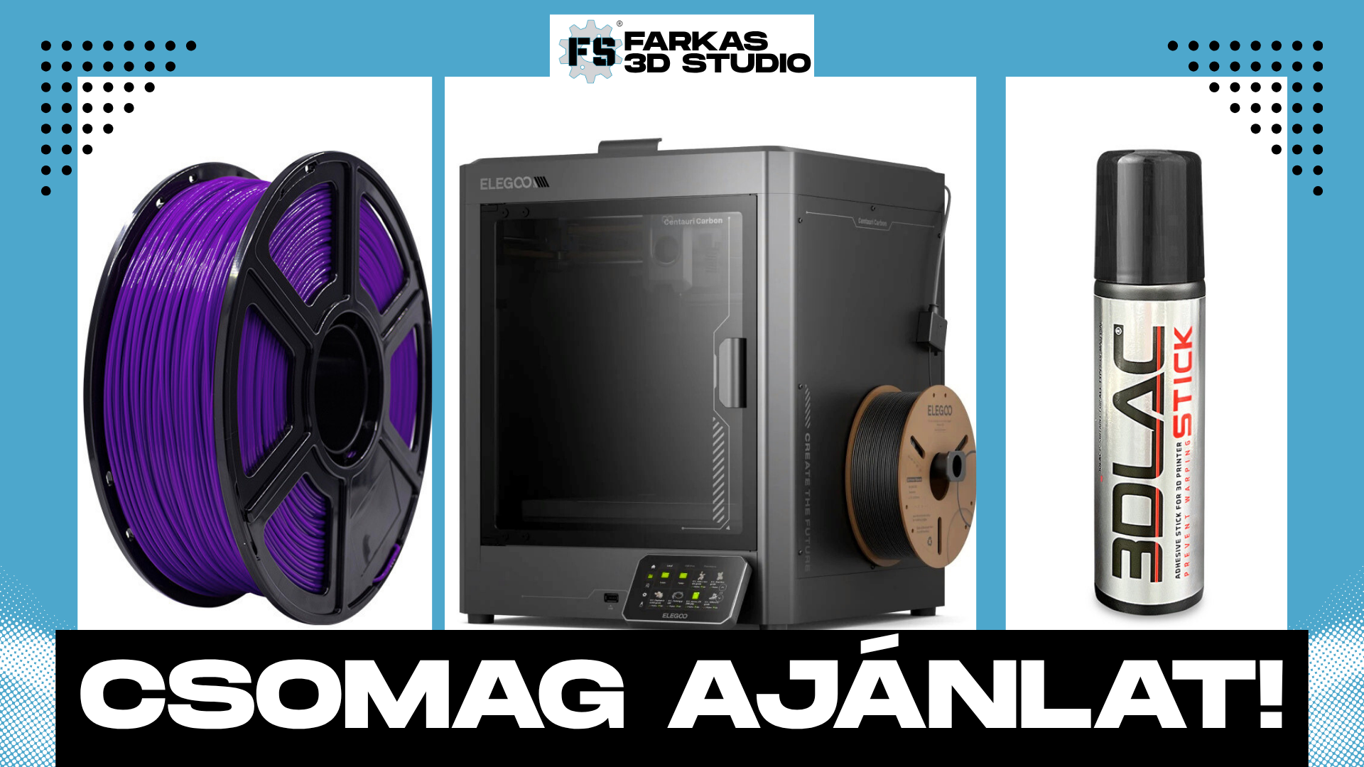 3D nyomtató csomagajánlatok a webshop-on