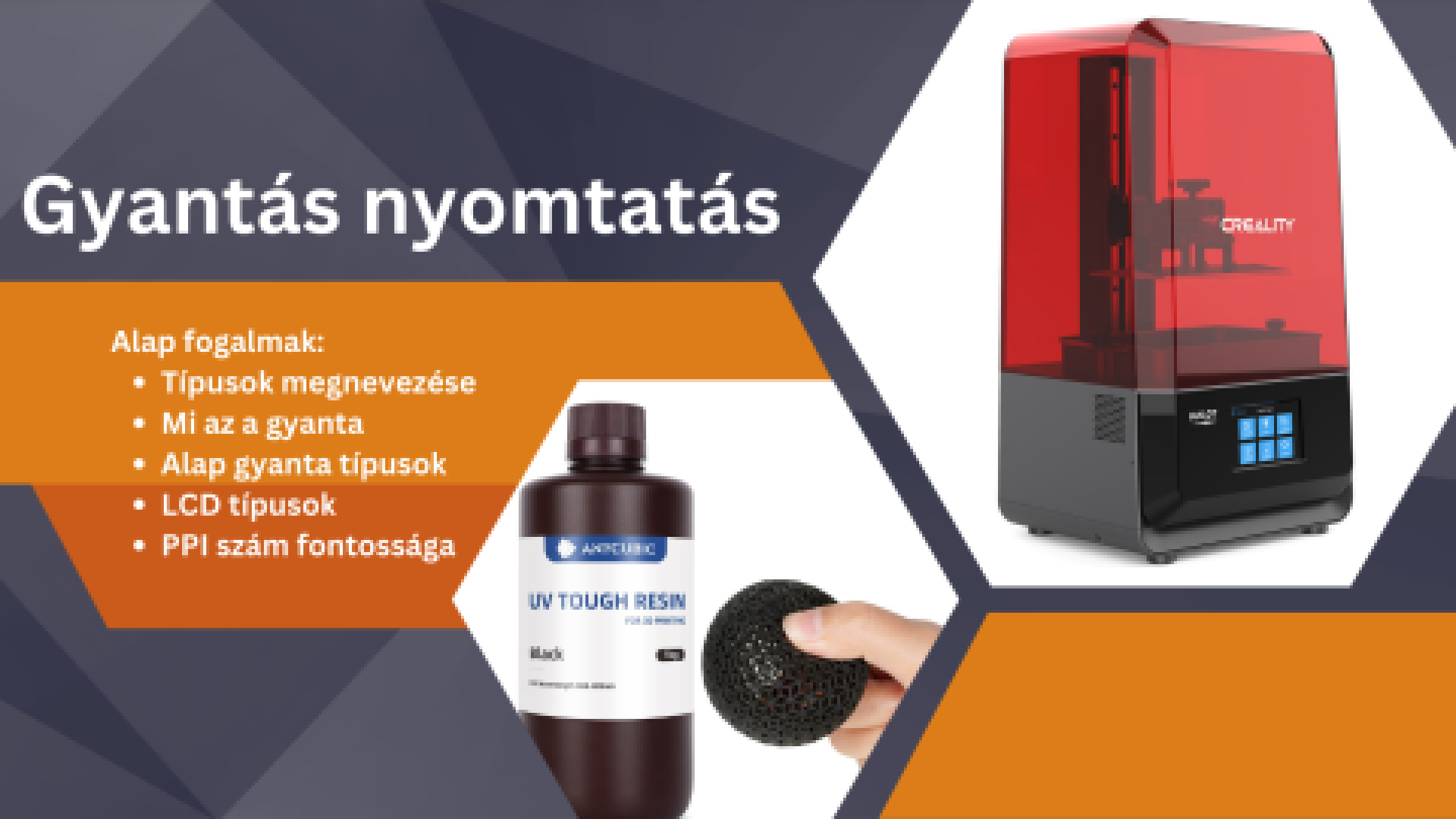 Gyantás nyomtatás, alap fogalmak