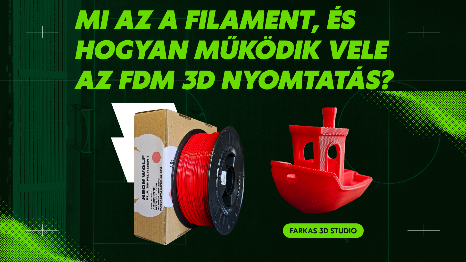 Mi az a filament, és hogyan működik vele az FDM 3D nyomtatás?