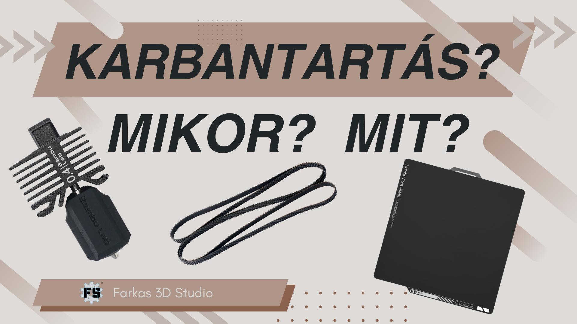 3D nyomtató karbantartás: napi–éves rutinok és üzemóra szerinti általános terv